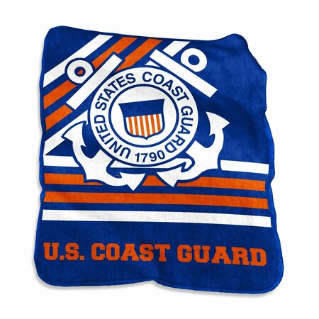 LOGO BRANDS Coast Guard Raschel Throw C1511-26C